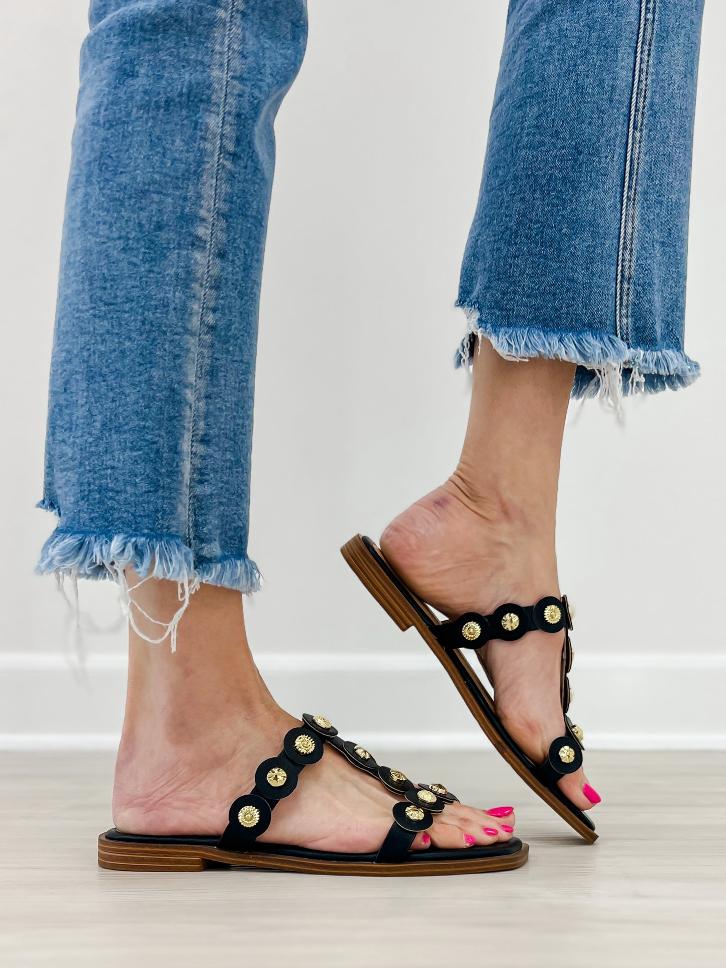 Corkys Beach What Slide Sandals in Black