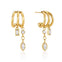 Shannon Diamond Hoops