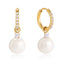 Maddie Pearl Huggie Hoops