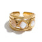 Dana Triple Stone Ring