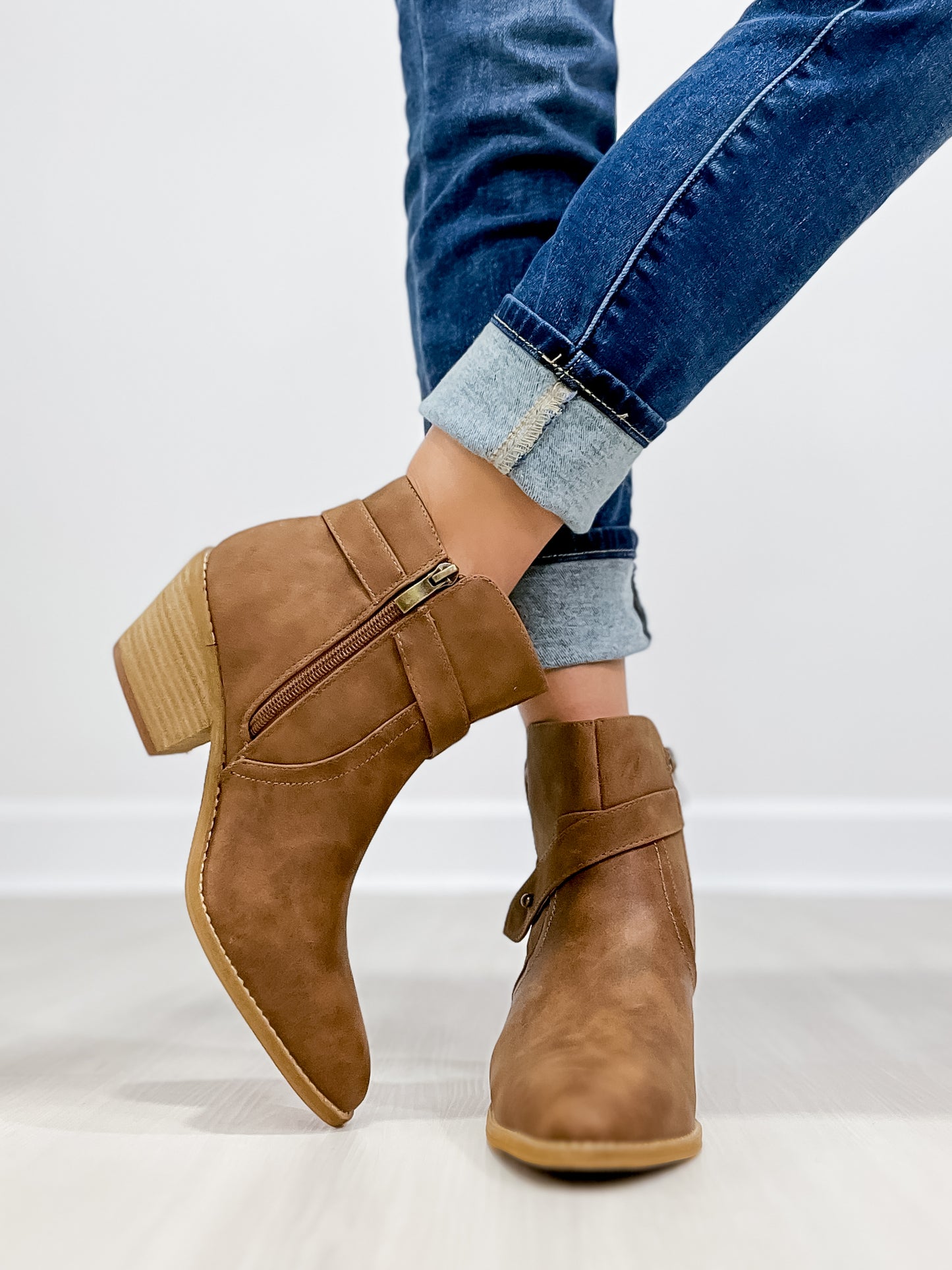 Corkys Fed Up Booties in DARK COGNAC