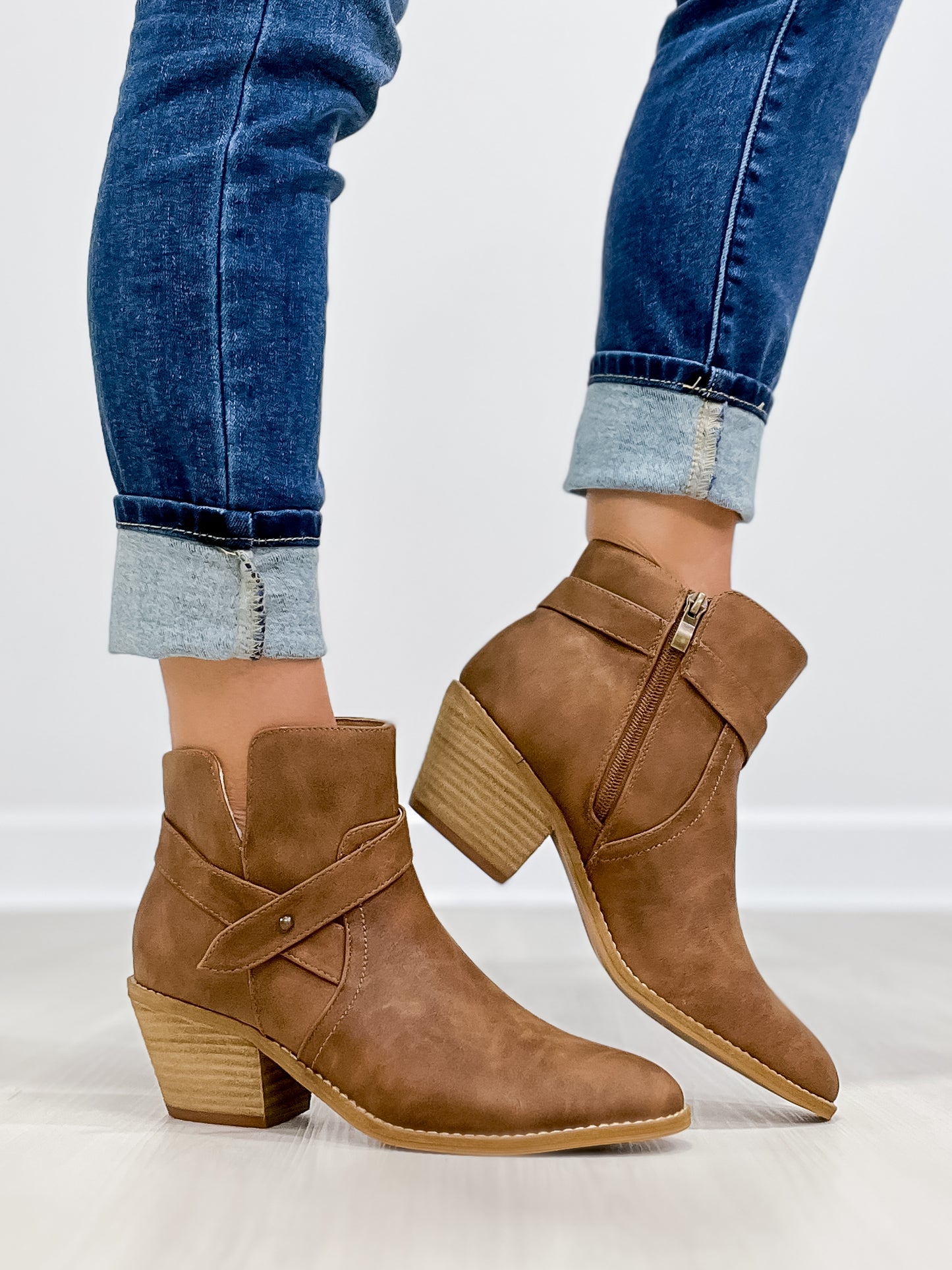 Corkys Fed Up Booties in DARK COGNAC