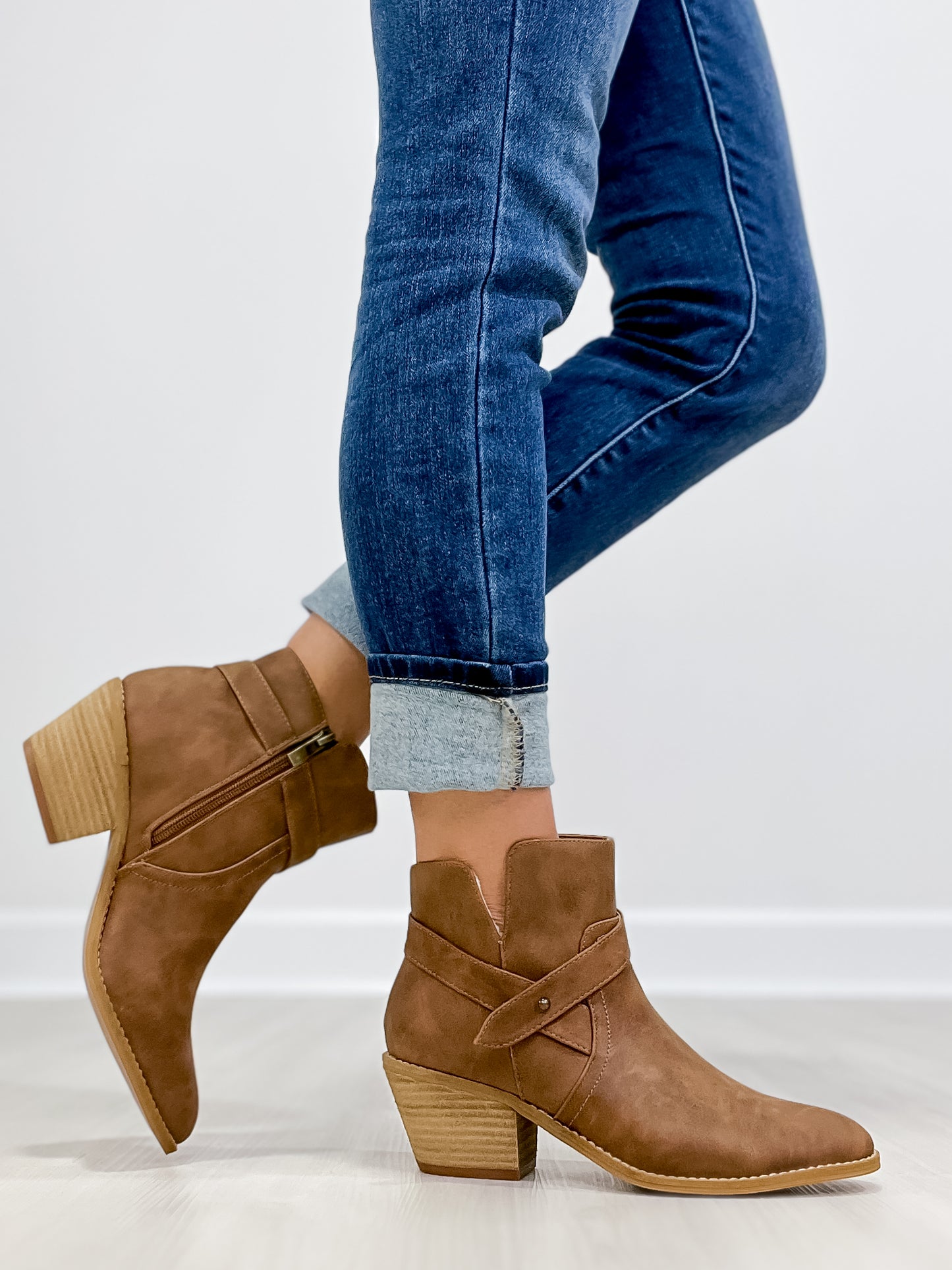 Corkys Fed Up Booties in DARK COGNAC