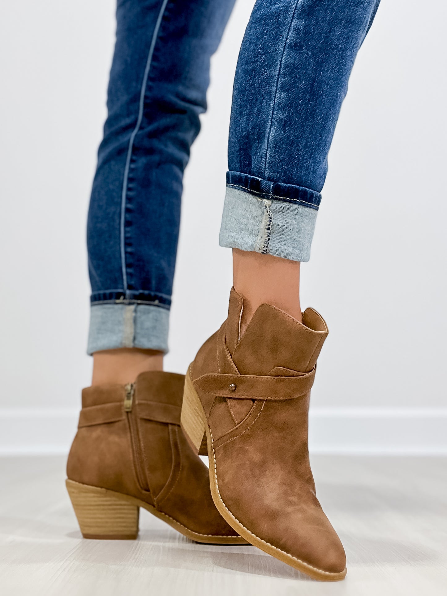 Corkys Fed Up Booties in DARK COGNAC