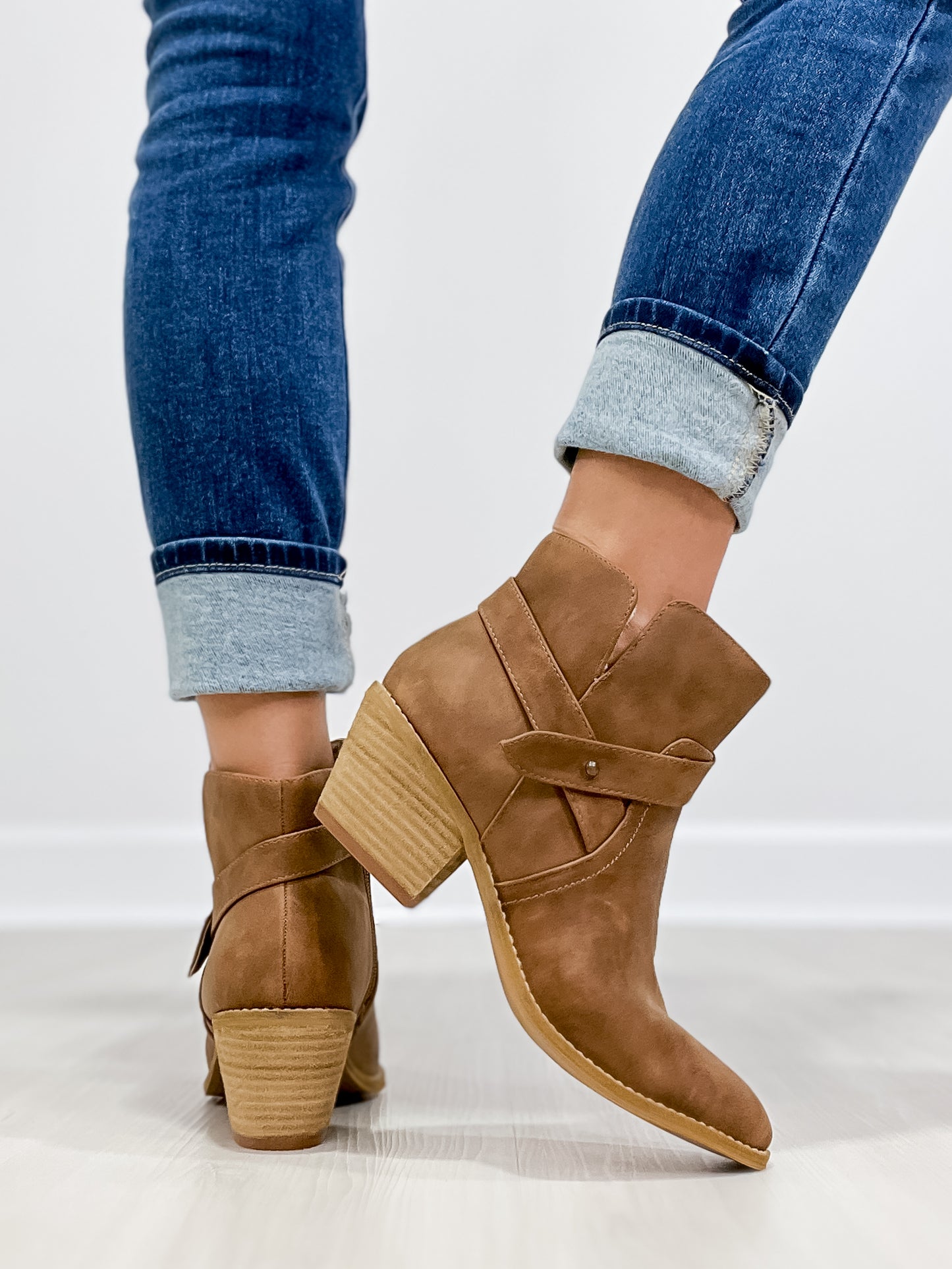 Corkys Fed Up Booties in DARK COGNAC