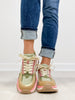 Blowfish LEO Tennis Shoes in Sage Berry Multi