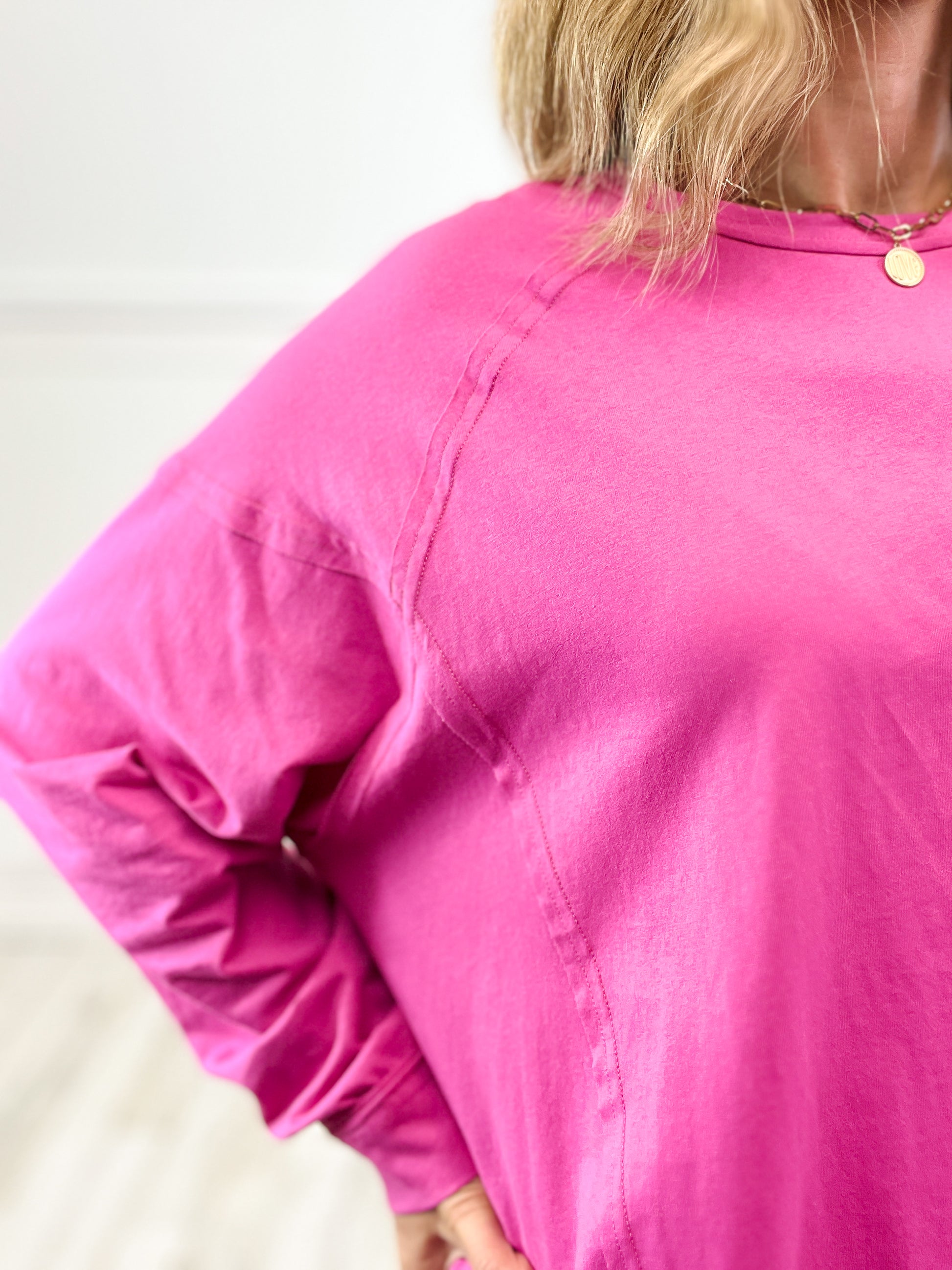 Small Town Girl Long Sleeve Solid Knit Top