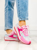Blowfish Brentwood Tennis Shoes in Lipstick Pink