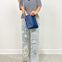 Star And Peace Patch Wide Leg Relaxed Fit Jeans