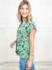 Green with Envy Lizzy Dolman Short Sleeve Top
