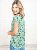 Green with Envy Lizzy Dolman Short Sleeve Top