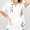 Western Motif Embroidered Graphic Top