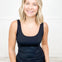 Reversible (Scoop Neck or V-Neck) Double Sided Plain Jersey Tank Top