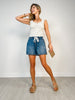 Judy Blue ON DUTY High Waist Featherweight Baggy Denim Shorts