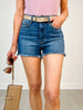 Judy Blue ELIZA High Rise Cut Off Denim Shorts