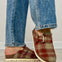 Corkys Day Dream Clogs in RUST PLAID