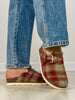 Corkys Day Dream Clogs in RUST PLAID