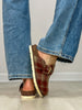Corkys Day Dream Clogs in RUST PLAID
