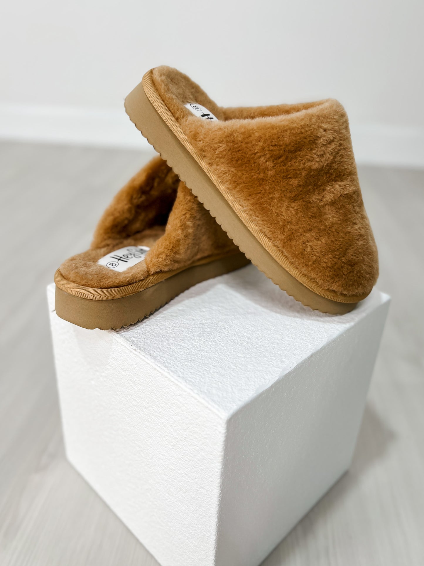 Corkys Comfy Slip-On Slides in TAN