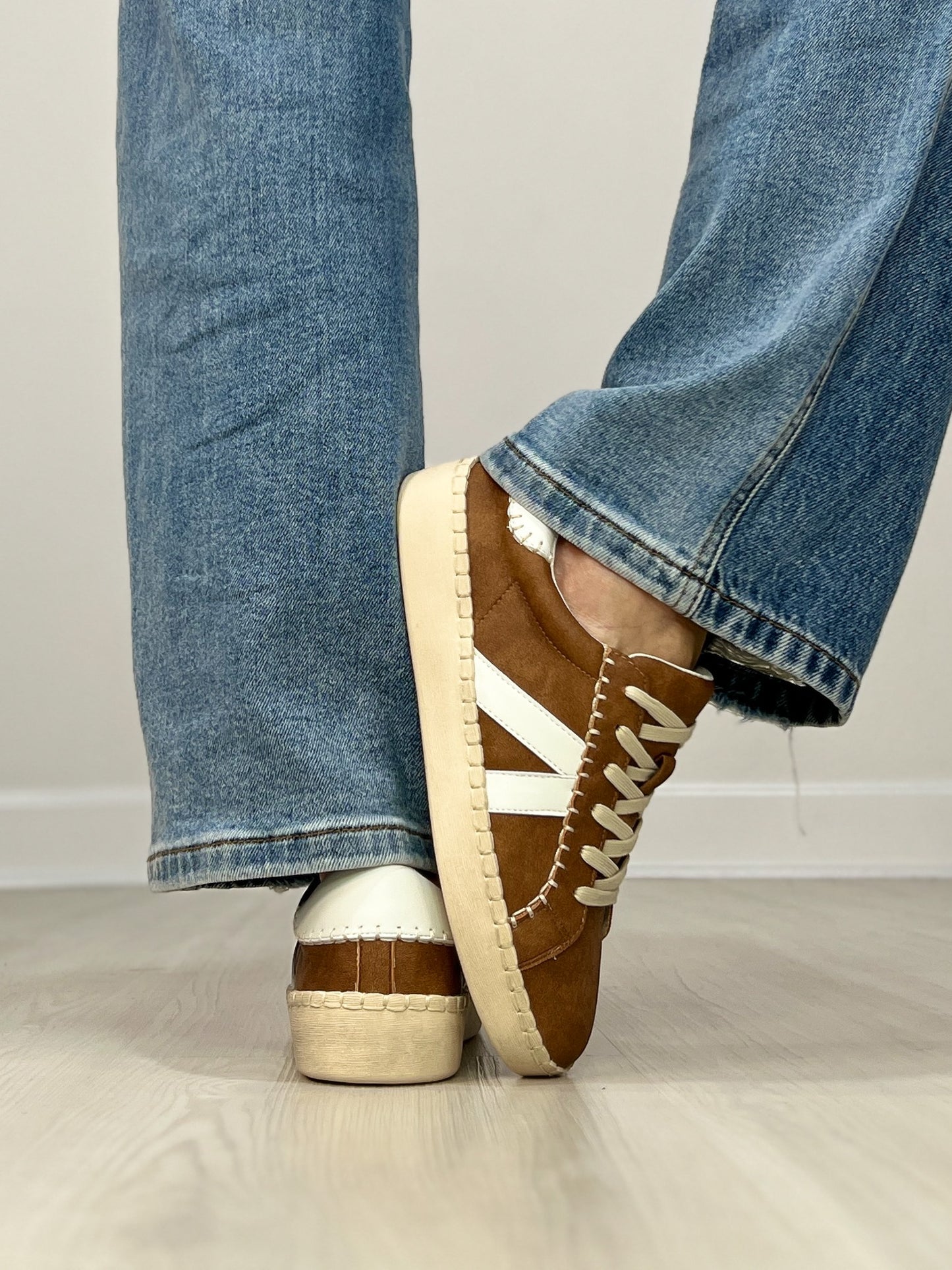 Corkys Friend Zone Tennis Shoes in COGNAC