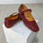 Yellowbox Cantara Mary Jane Flats in Burgundy