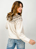 Fair Isle Pattern Long Sleeve Knit Sweater