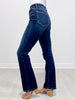 Judy Blue CENTERFOLD Dark Wash Non-Distressed Mid Rise Bootcut Jeans