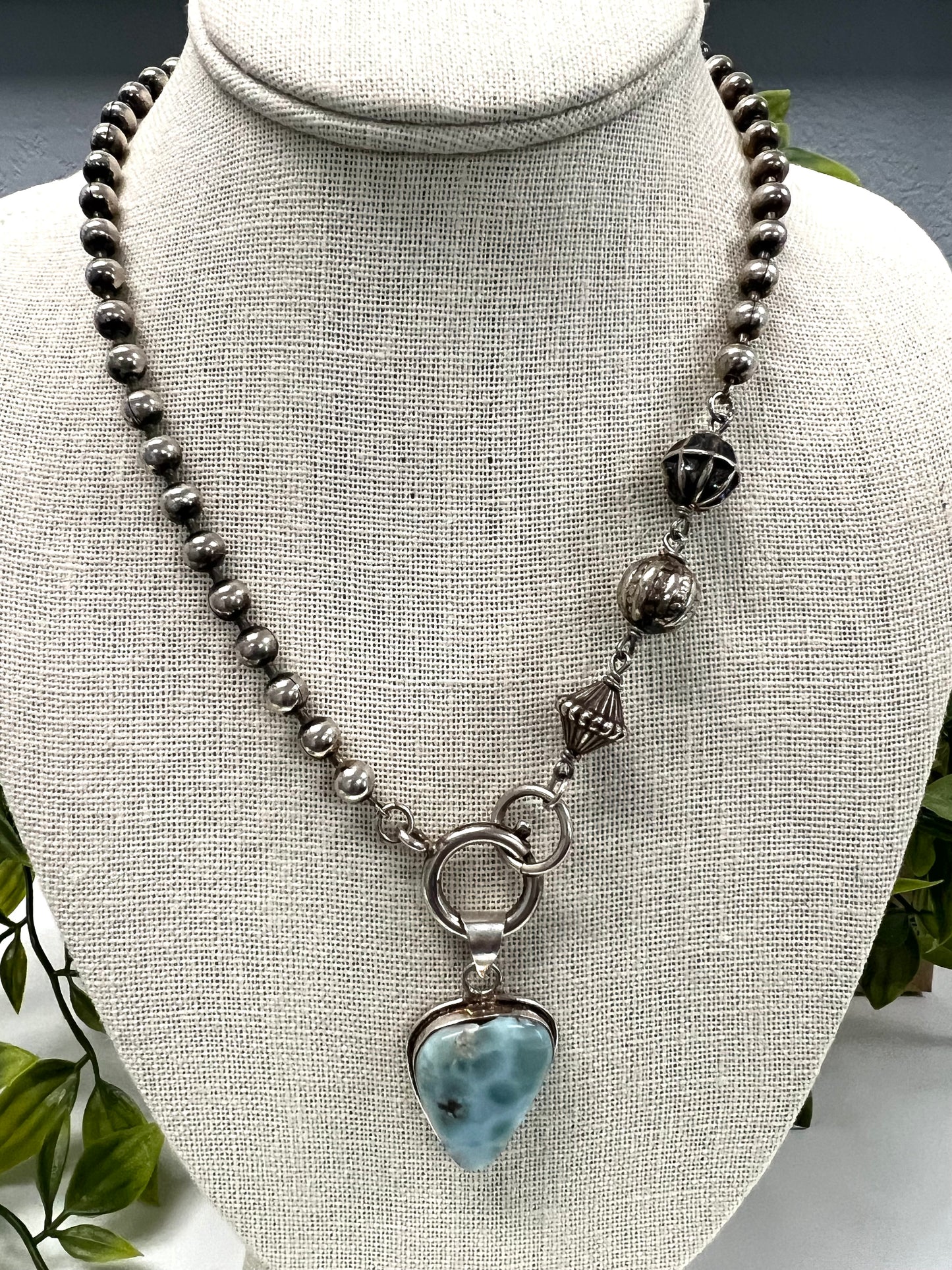 Erin Knight Larimar Pendant Necklace