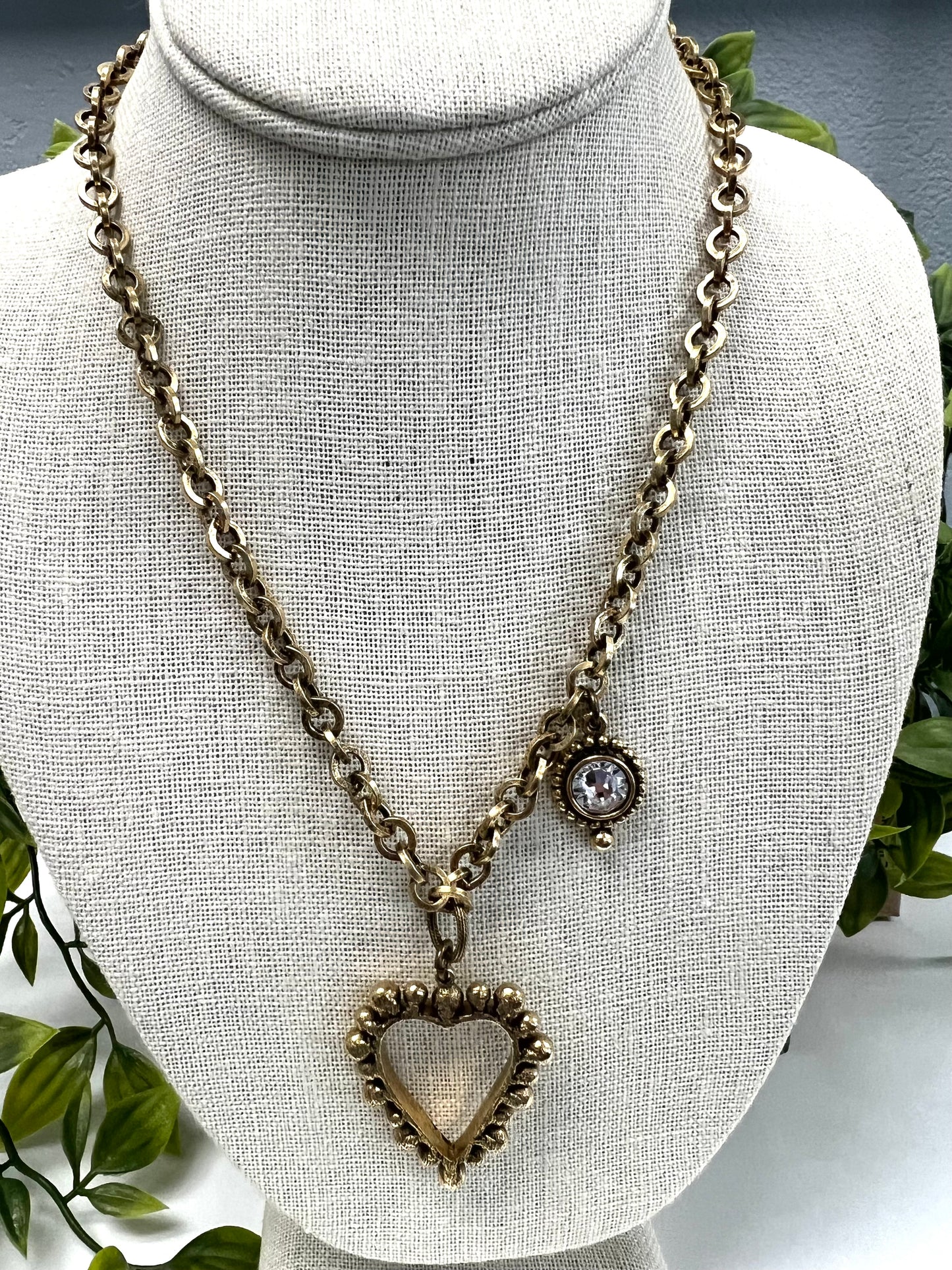 Erin Knight Bead Heart Necklace