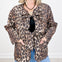 Quilted Oversize Jacket with Front Ribbon Tie