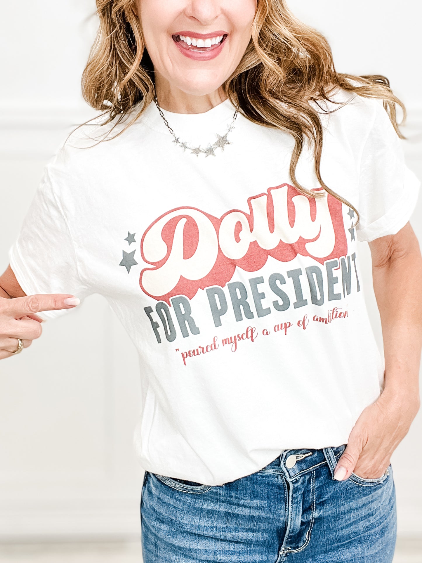 Dolly For President Graphic Tee