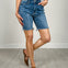 Judy Blue High-Waisted Frayed Hem Bermuda Short