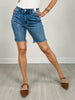 Judy Blue High-Waisted Frayed Hem Bermuda Short