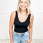 Reversible Ribbed Crop Top