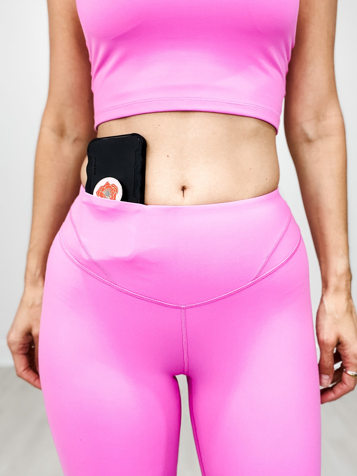 Longline Sports Bra and Flared Leggings Set
