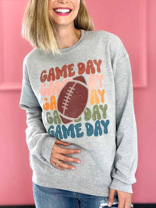 Gameday Football Sweatshirt Top