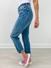 Judy Blue SIMPLY SOMETHIN' Mid-Rise Non-Distressed Boyfriend Jeans