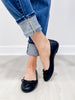 Corkys Runnin Late Ballet Flats in Black