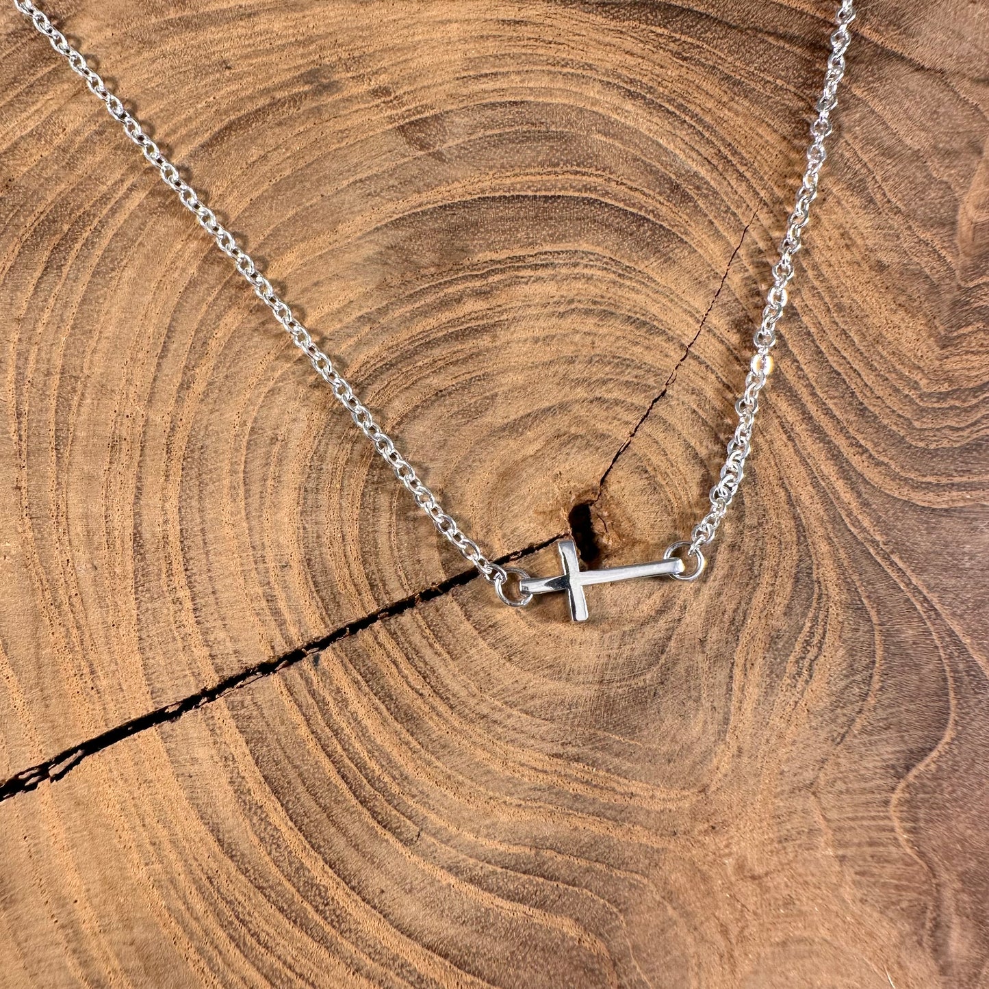 Dainty Cross Necklace or Bracelet