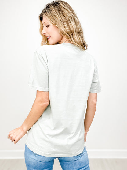 Leopard Print Apple Graphic Tee
