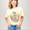 Leopard Print Apple Graphic Tee