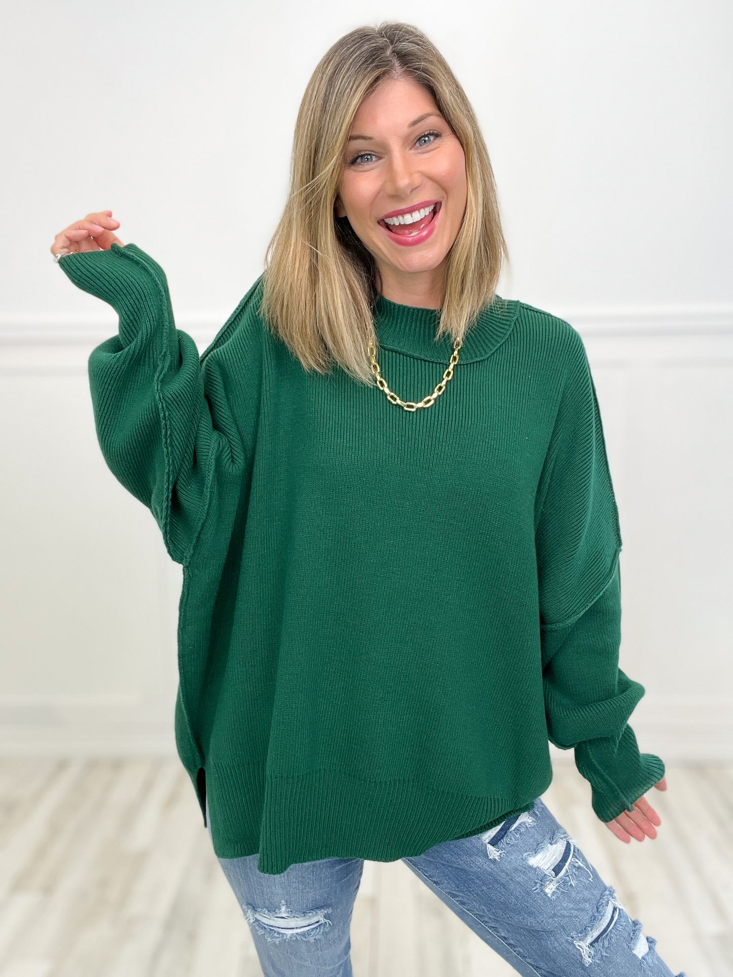 Cozy up Comfort Oversized Sweater Top