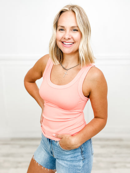 Reversible Ribbed Tank Top