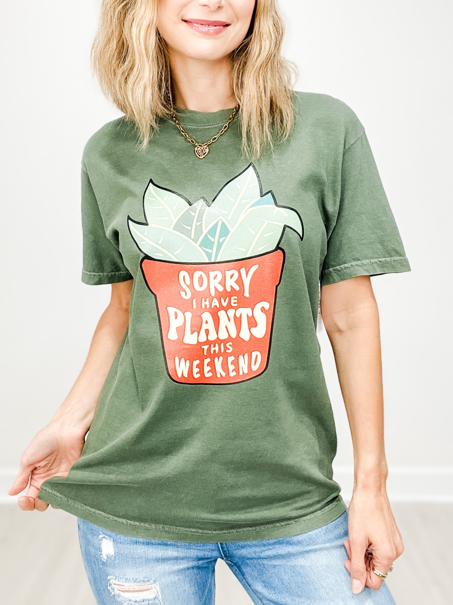 Sorry I Have Plants This Weekend Graphic Tee