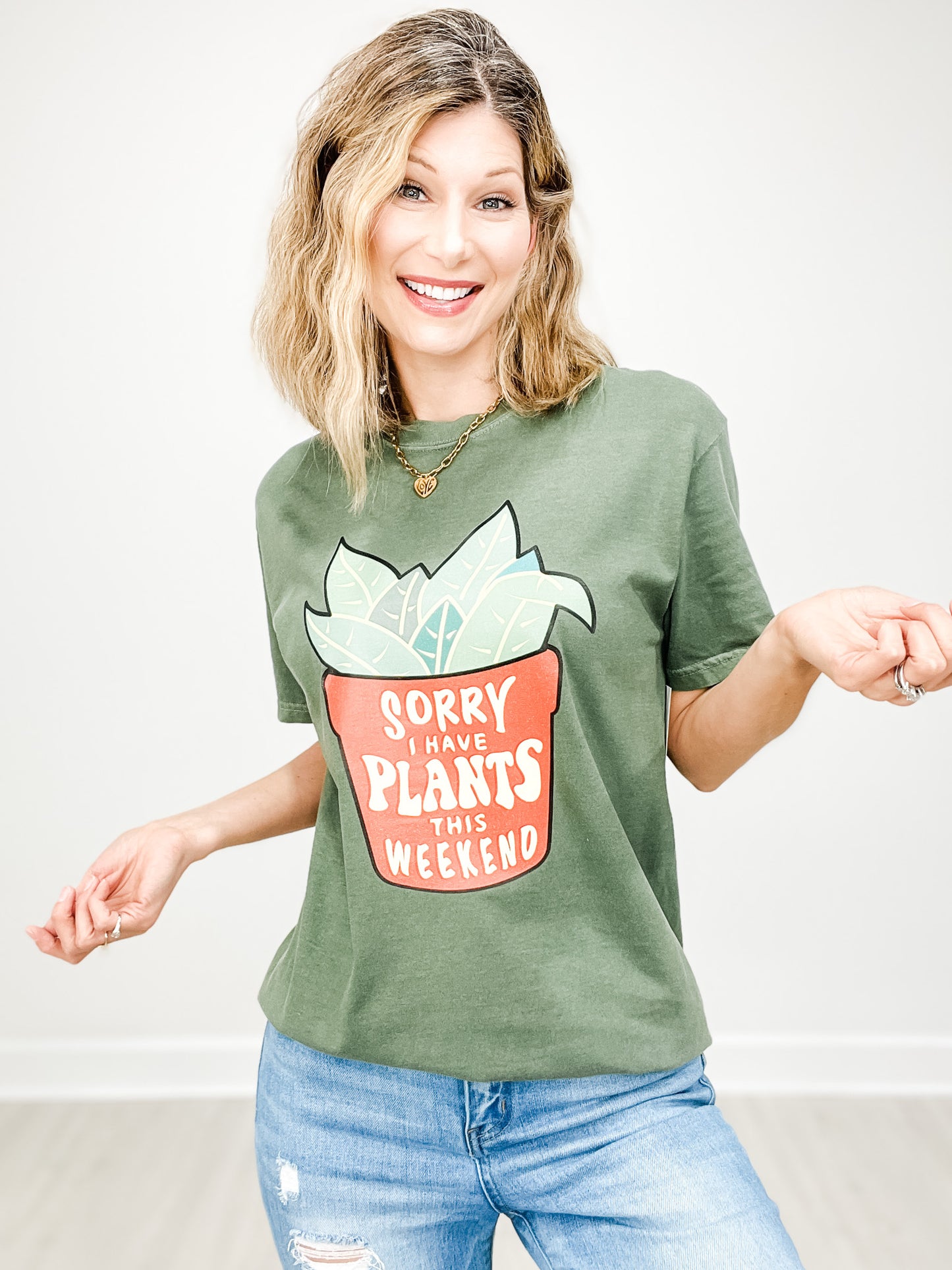Sorry I Have Plants This Weekend Graphic Tee