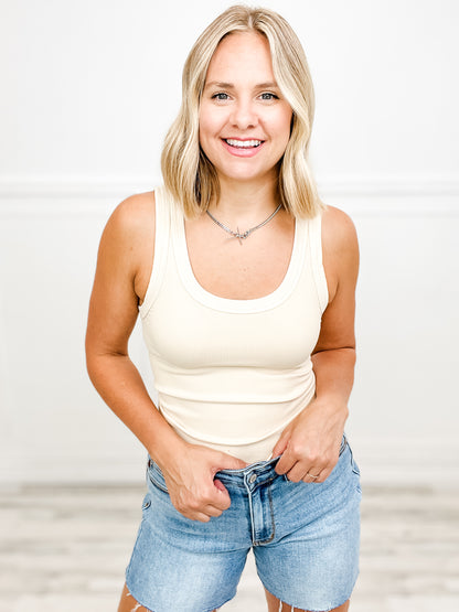 Reversible Ribbed Tank Top