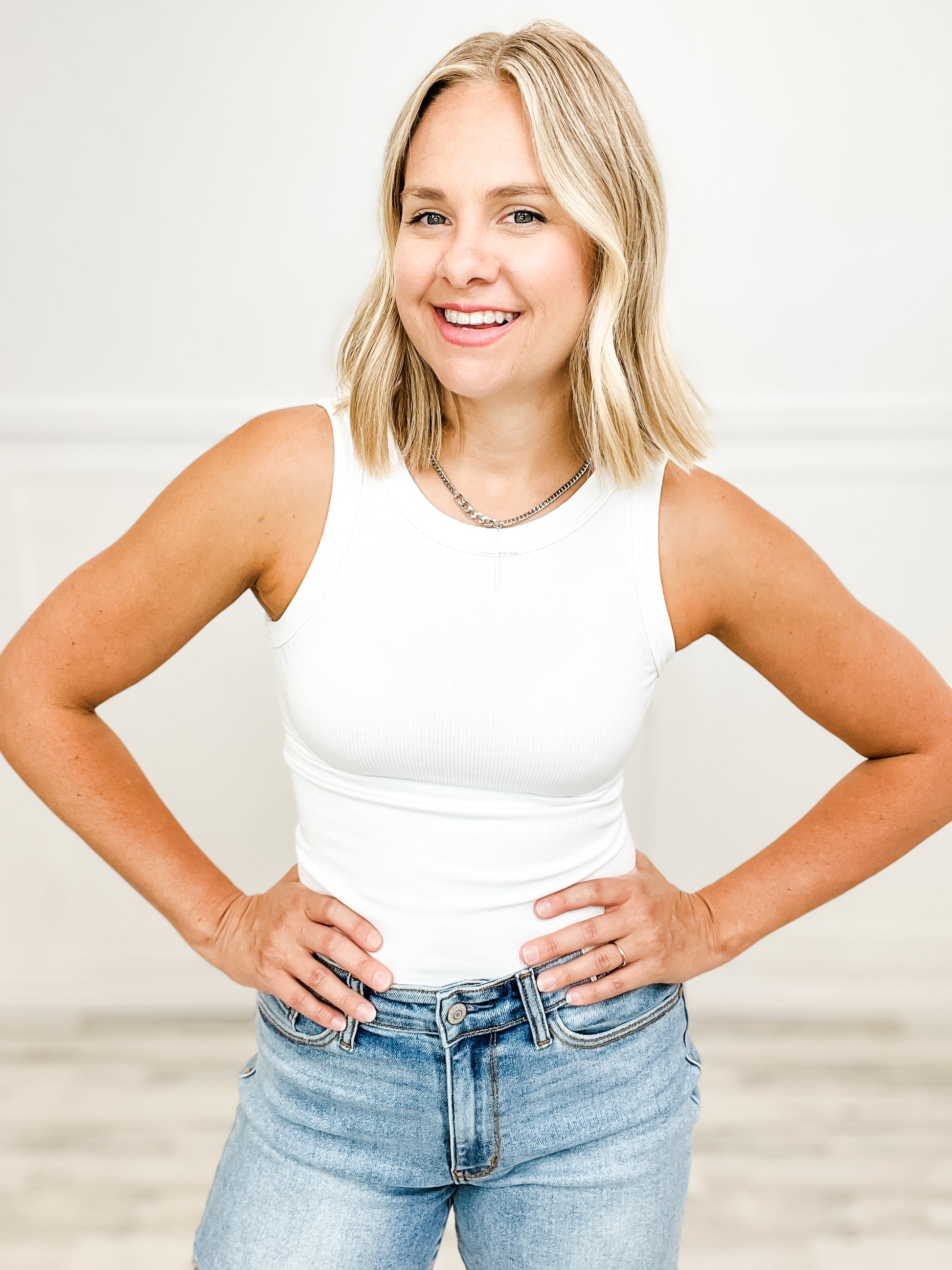 Reversible Ribbed Tank Top