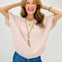 Relaxed Fit Patchwork Striped Dolman Sleeve Top