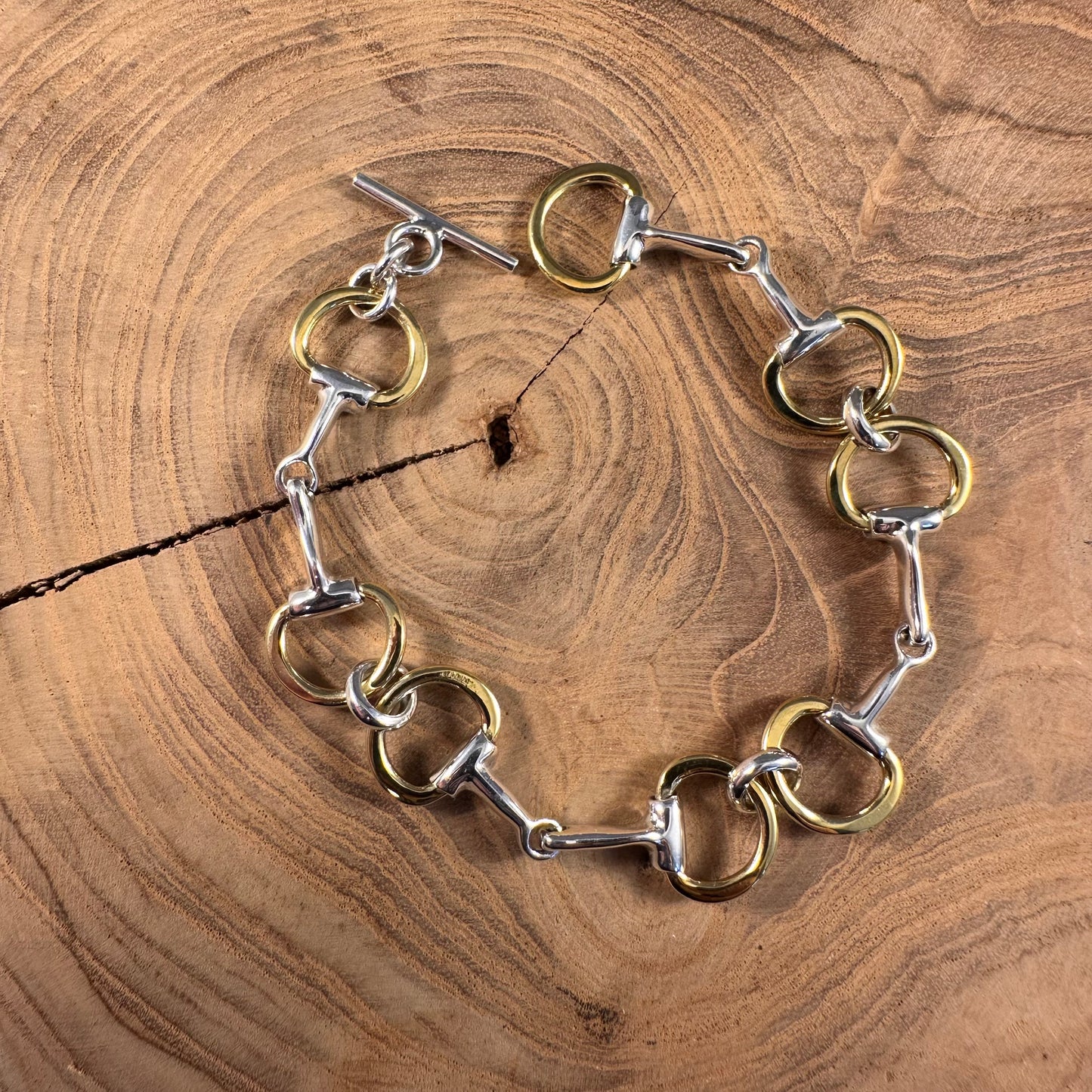 Sterling Silver Horsebit Bracelet