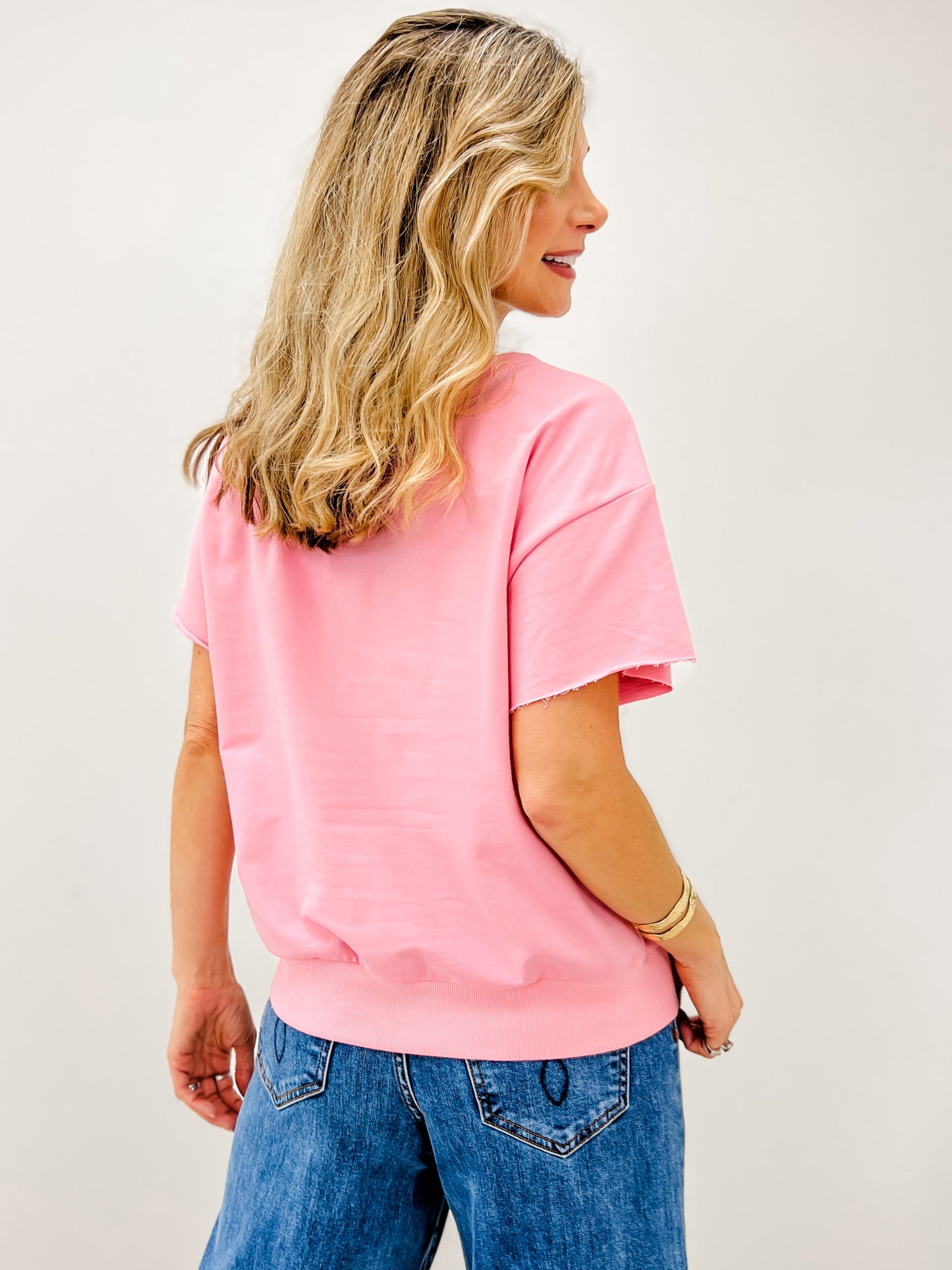 USA Embroidery Logo French Terry Top
